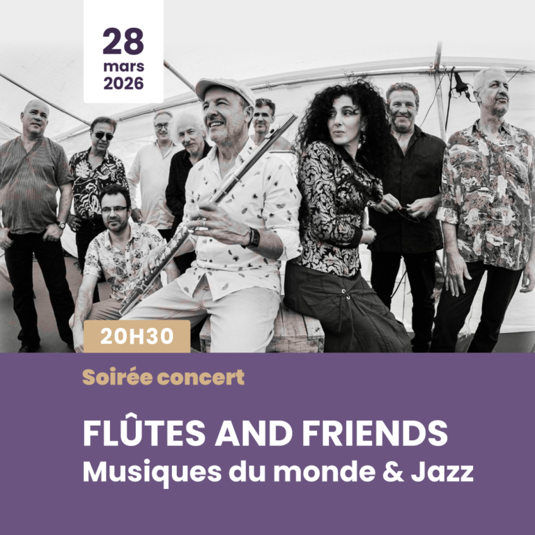 Lire la suite à propos de l’article Flûtes & Friends en concert à Vianne le 28 mars 2026 !